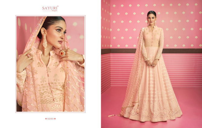 Sayuri Safeena 5201 Series Heavy Festive Wear Designer Georgette Salwar Suits Collection